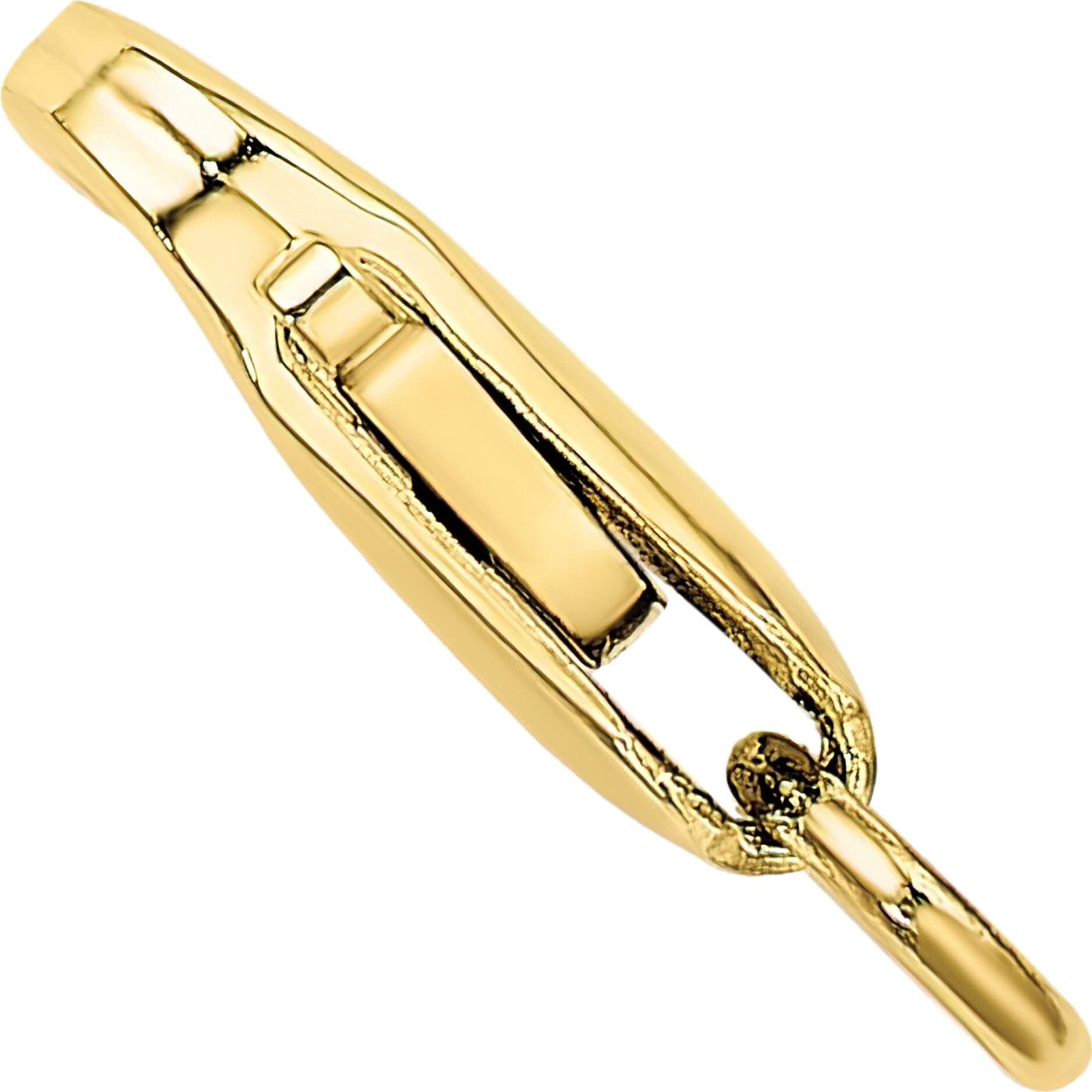 Amazon.com: 10K Gold Lobster Clasp w/Jump Ring 9.9mm : Arts